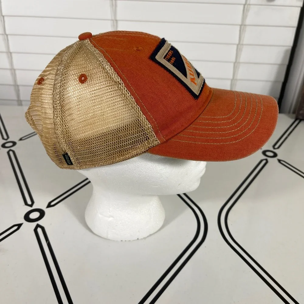 Auburn Tigers NCAA Legacy Trucker Hat Orange Tan Mesh‎ Adjustable Baseball Cap